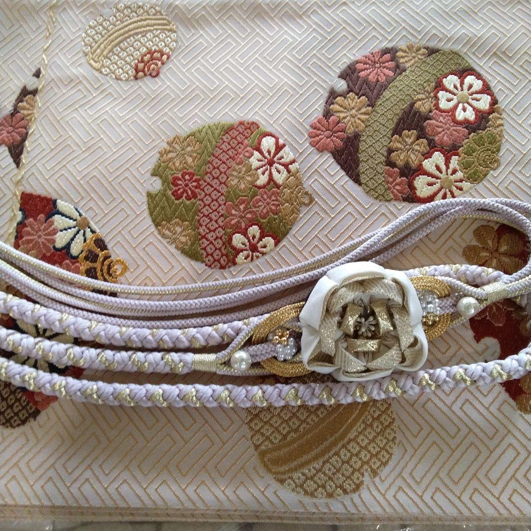 【専用】、正絹振袖、我妻紅型落款、重ね衿帯揚げ帯締め、袋帯、長襦袢★