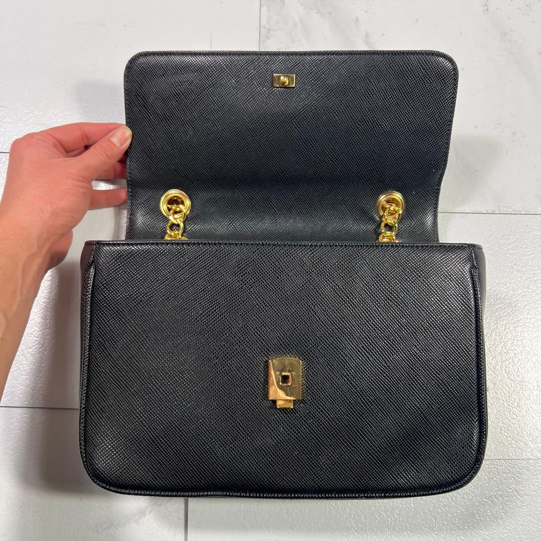 ヴィヴィアンウエストウッド アングロマニア チェーン ショルダーバッグ 黒