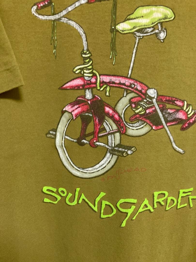 希少◎soundgarden 自転車 Pushead Tシャツ XL 1994