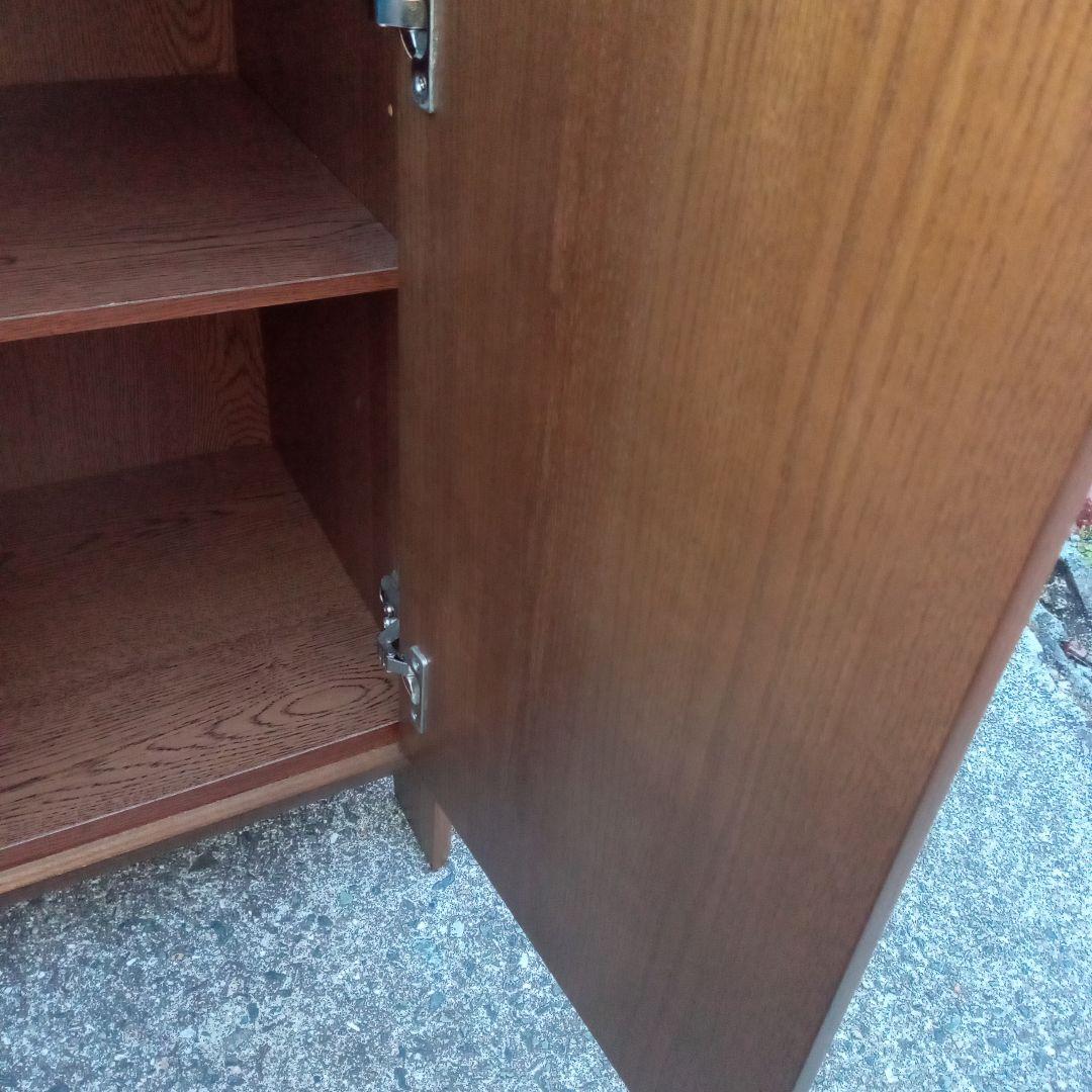 カリモク、ブラウン 電話台 引き出し付き　棚　花台　多用途キャビネット