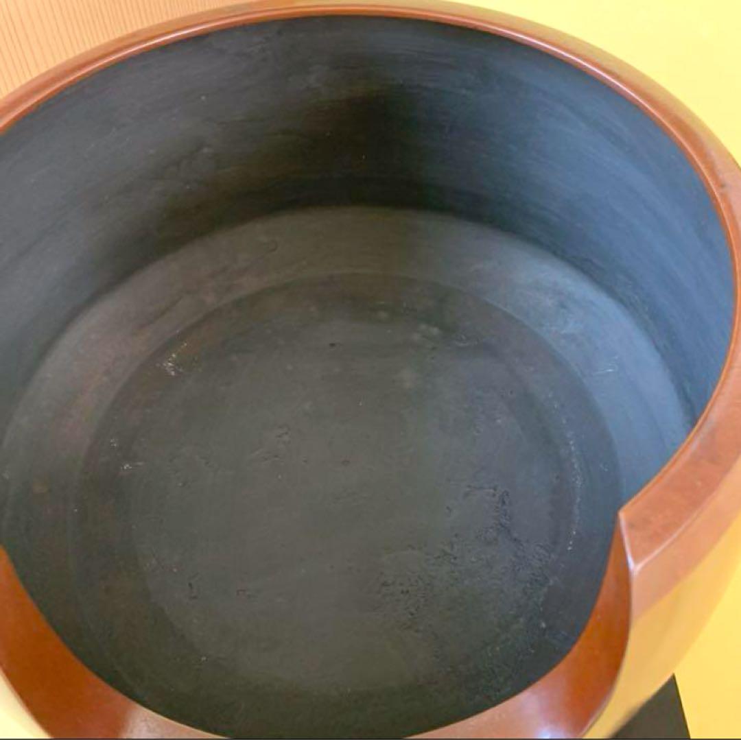 風炉　面取り風炉　寛斉作　寛斎作　共箱　茶道具　裏千家　おまけ（塗板）