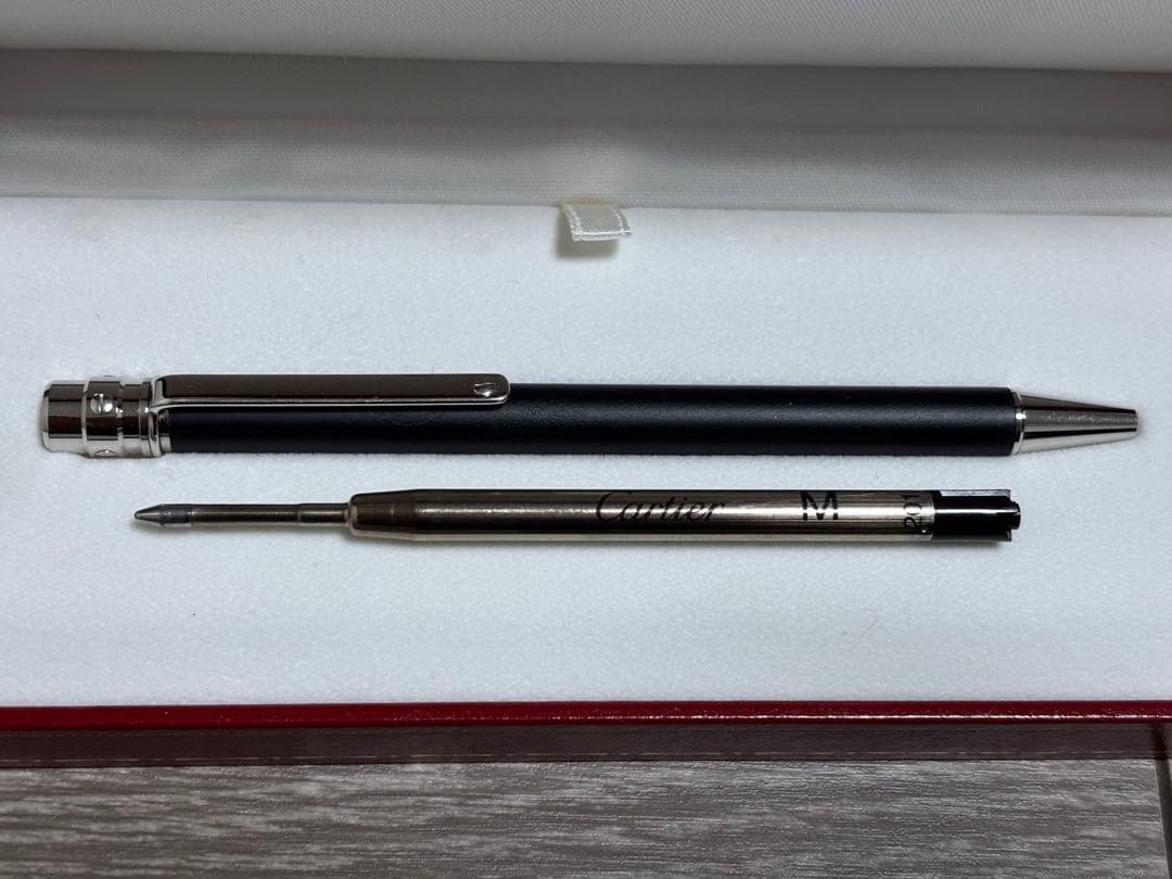 Cartier カルティエ ボールペン サントス　ブラック
