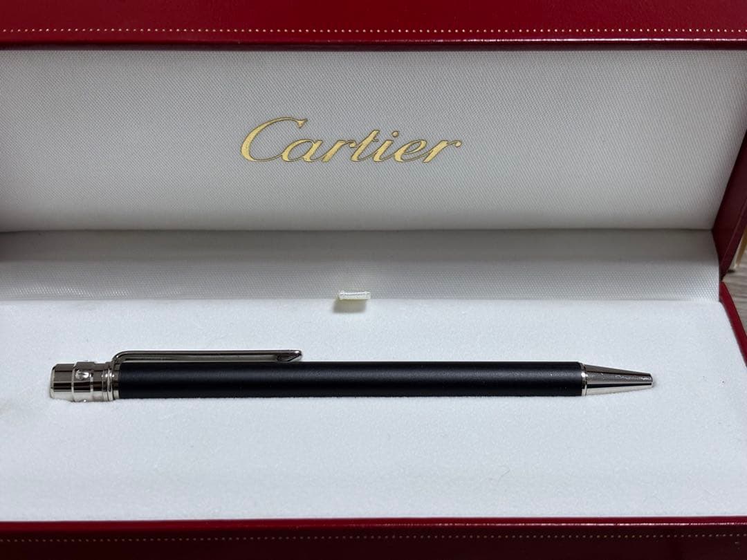Cartier カルティエ ボールペン サントス　ブラック