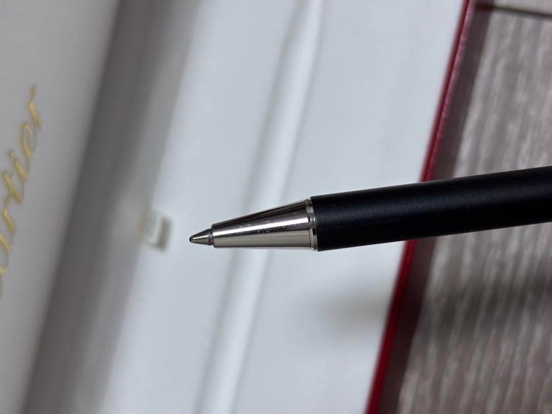 Cartier カルティエ ボールペン サントス　ブラック