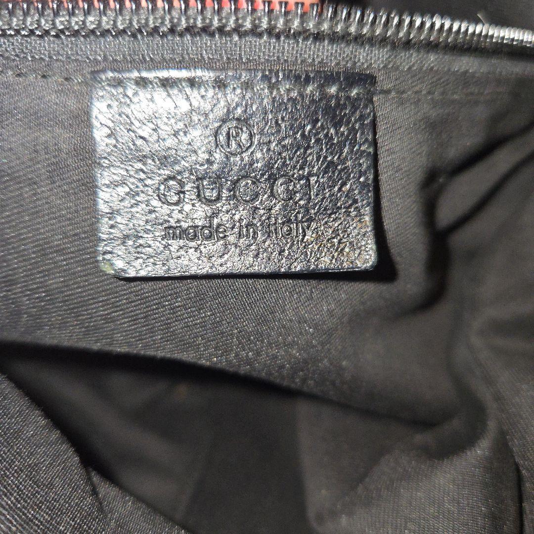 GUCCI 黒 ショルダーバッグ キャンバス