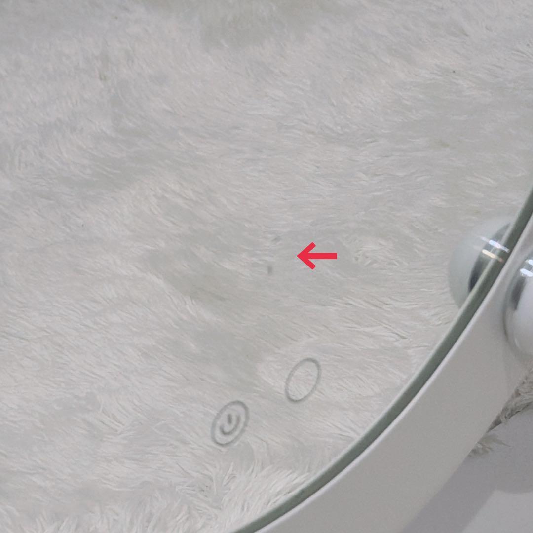 Francfranc フッツェハリウッドミラーラウンドLホワイト【女優ミラー】