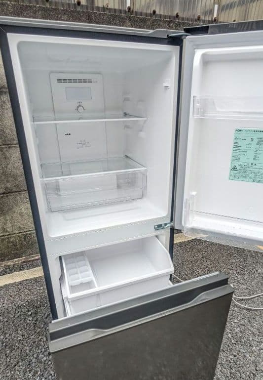 ★2023年製 AQUA 135L 冷凍冷蔵庫【AQR-14N】シルバー 美品
