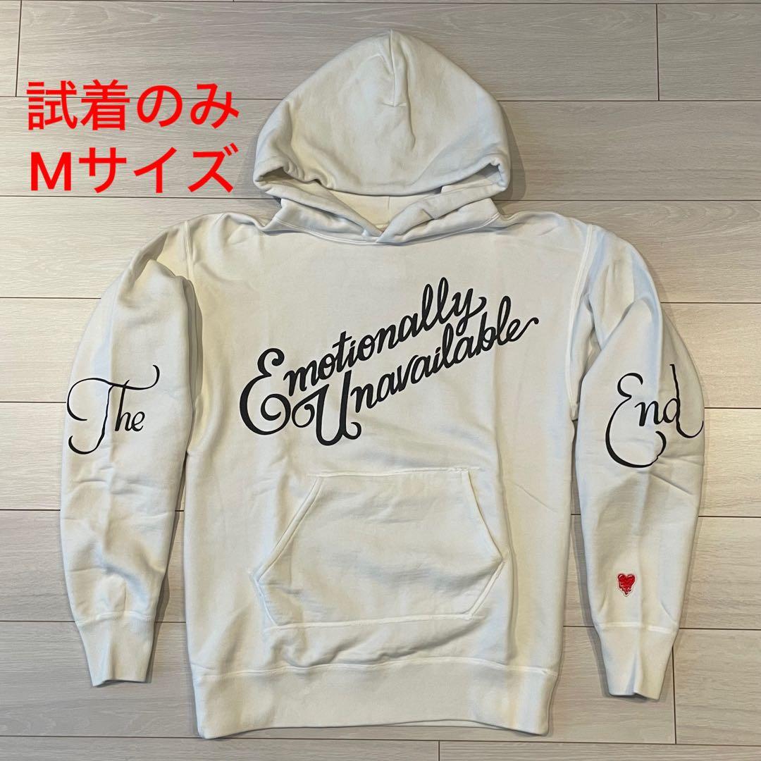 や*す様 EMOTIONALLY UNAVAILABLE フーディーEU ホワイ