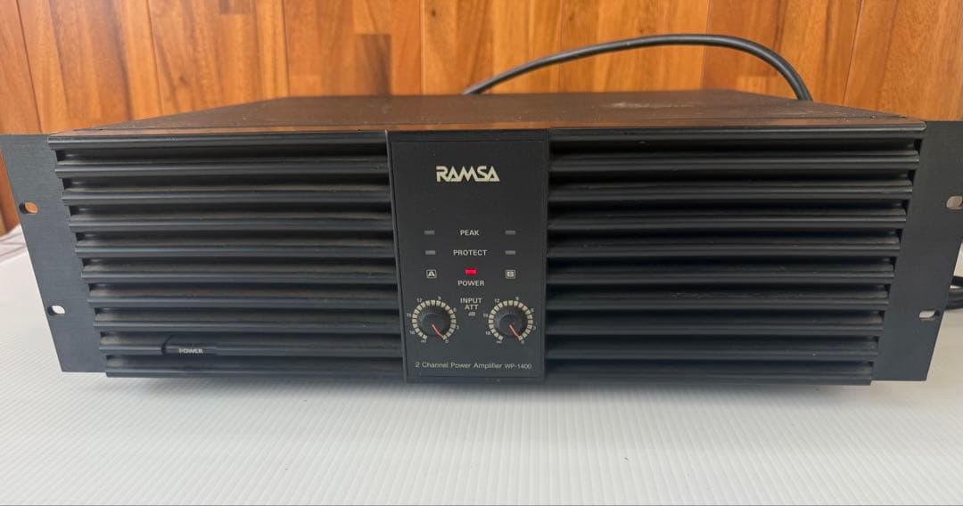 パナソニック パワーアンプ RAMSA WP-1400(a6)