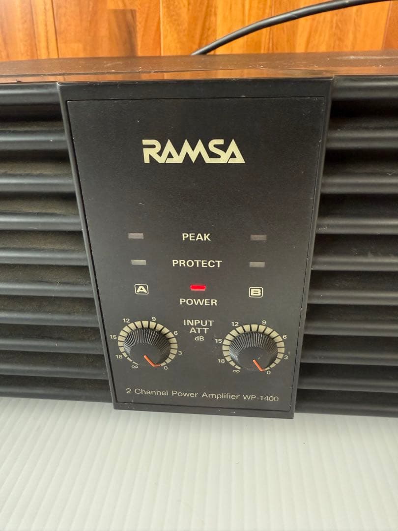 パナソニック パワーアンプ RAMSA WP-1400(a6)