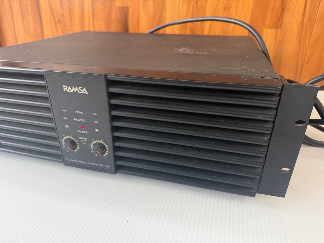 パナソニック パワーアンプ RAMSA WP-1400(a6)