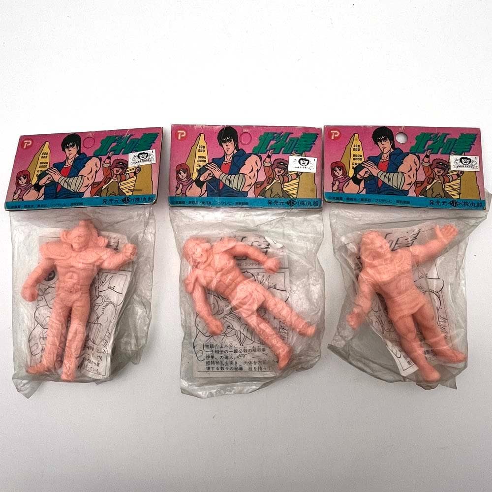 丸越 北斗の拳 消しゴム スペード ダイヤ　デビルリバース 3点 新品/デカ消し