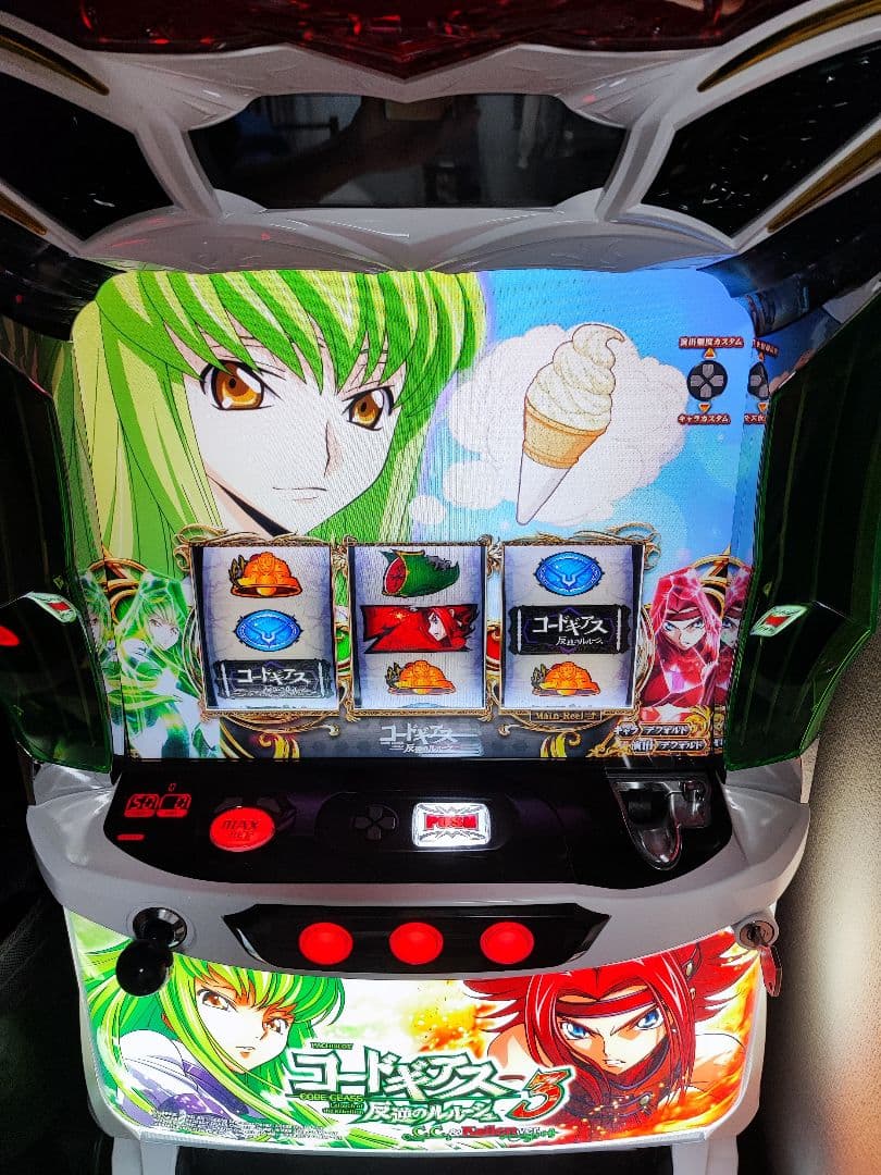 【送料無料】コードギアス3 C.C & Kallen ver. スロット実機
