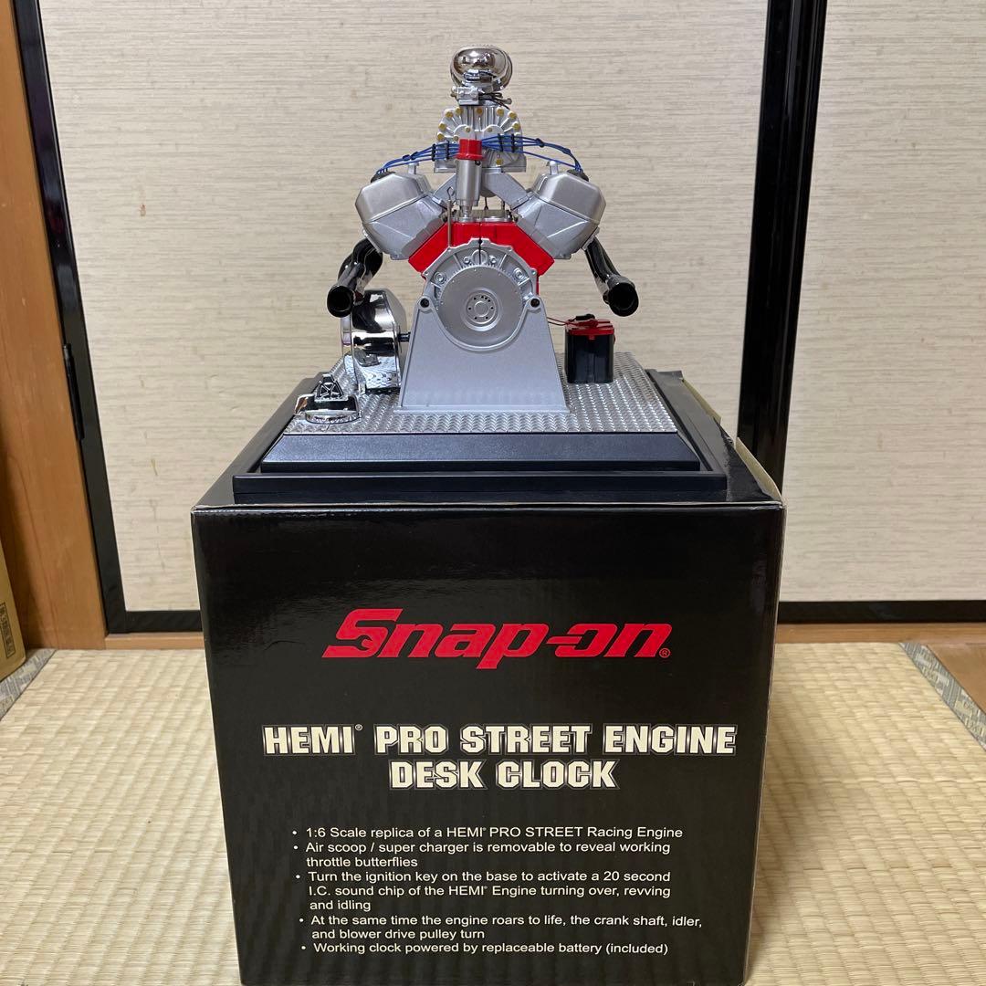 Snap-on V8エンジン型　置き時計