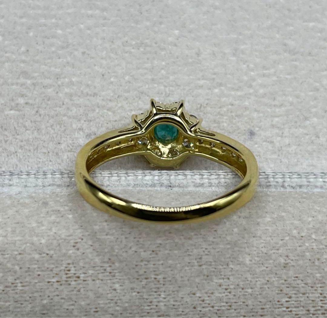 専用JK503★高級パライバトルマリン0.144ct D0.55ct リングソ付