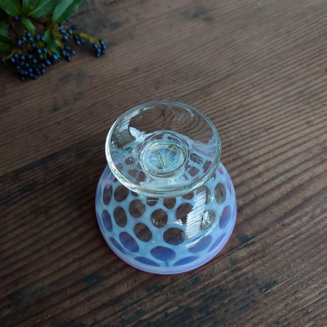 【ご成約】赤縁 碗形 水玉文 あぶり出し 氷コップ と 骨董の器 おまとめ