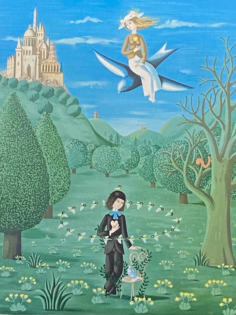 5101■レイモン・ペイネ 「春の訪れ」 額装版画 EA7/30 サイン入