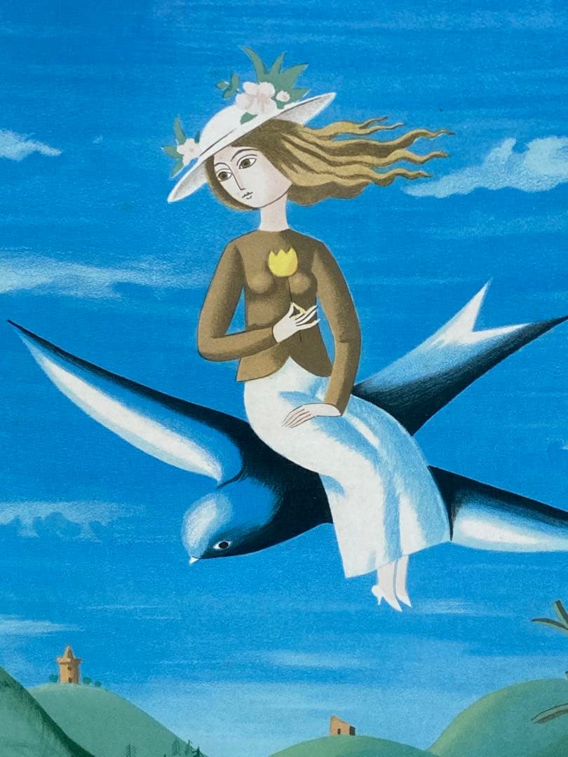 5101■レイモン・ペイネ 「春の訪れ」 額装版画 EA7/30 サイン入