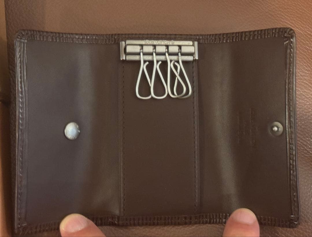 未使用！ルイ・ヴィトンエピキーケースモカブラウン