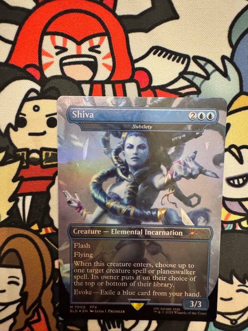 MTG　日本語版　シヴァ　緻密　ボーダーレス　Foil