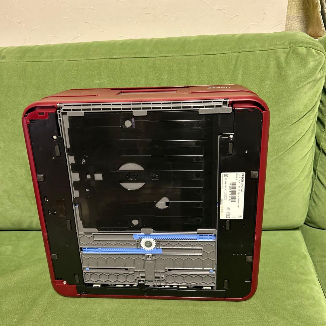 未開封インク付き EPSON EP-879AR プリンター レッド