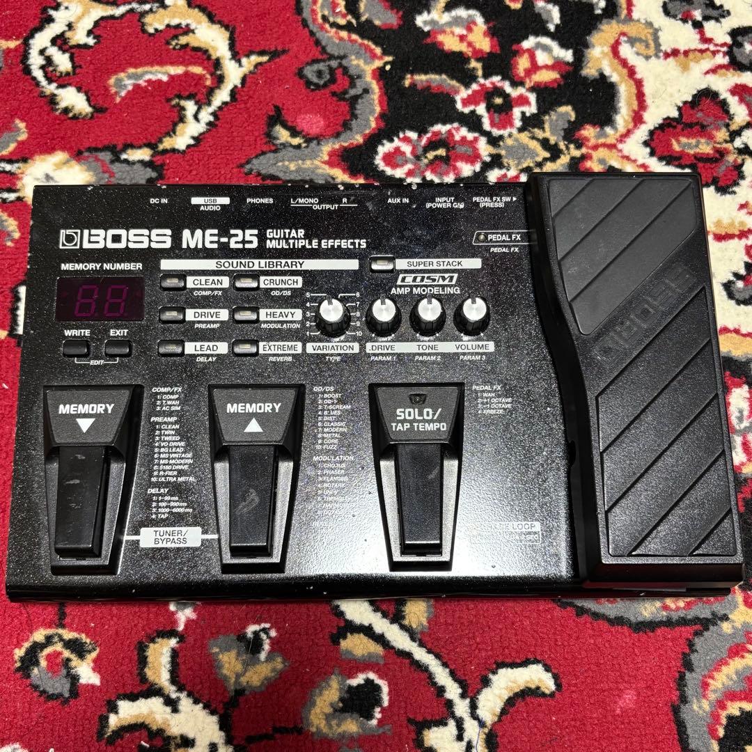 ギター BOSS ME-25 Guitar Multiple Effects