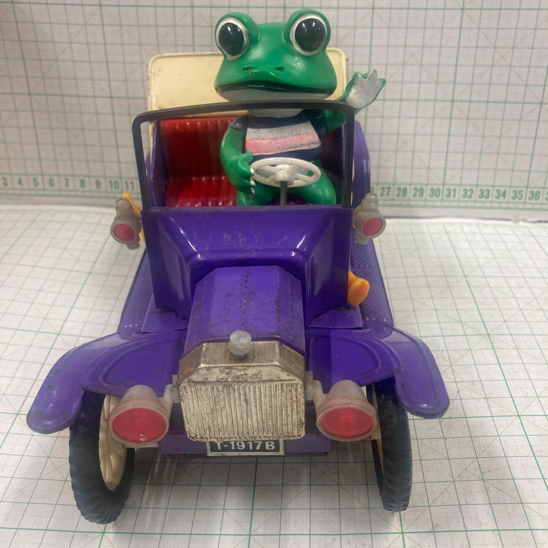 野村トーイ製ケロヨン自動車 No.1ブリキ玩具1968年頃に発売フリクション動力