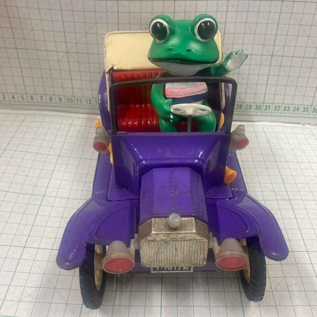 野村トーイ製ケロヨン自動車 No.1ブリキ玩具1968年頃に発売フリクション動力