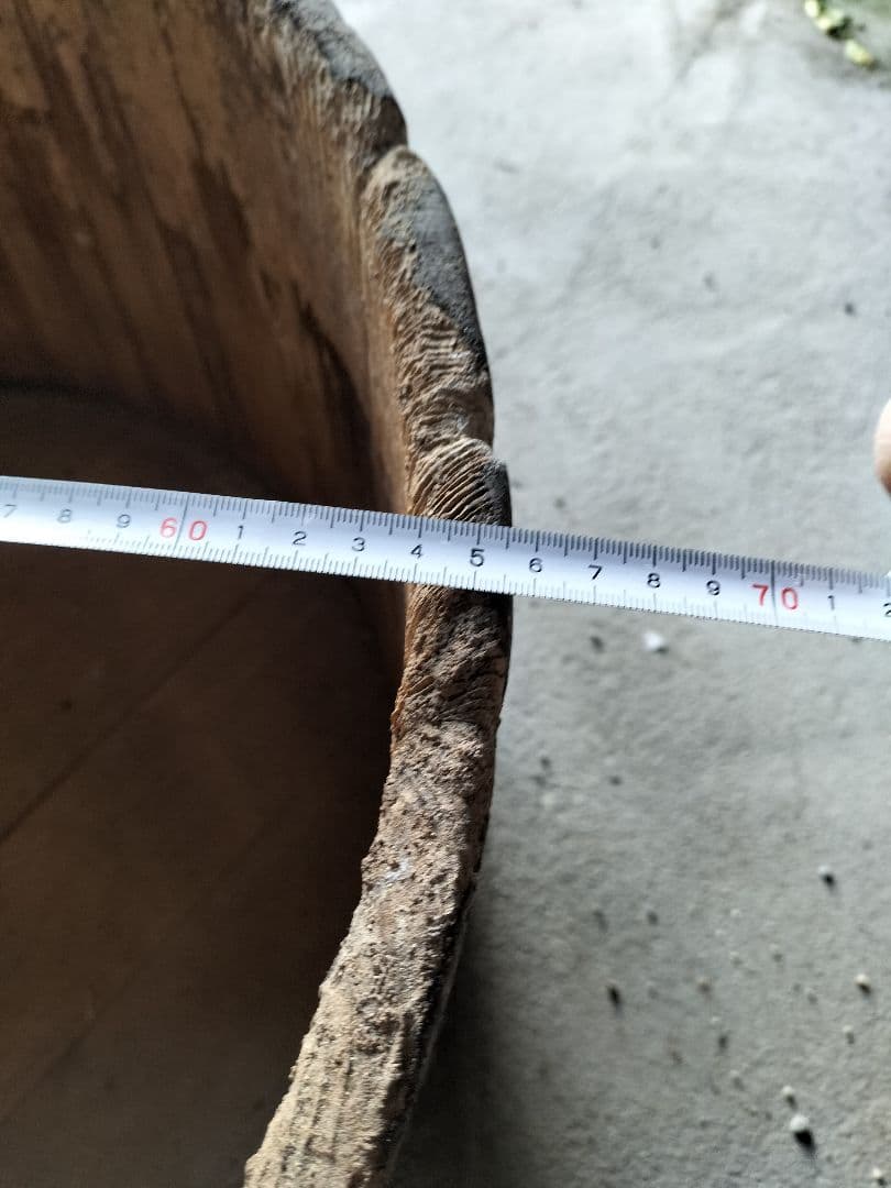 送料込み　レトロ巨大桶3　商品説明必読を