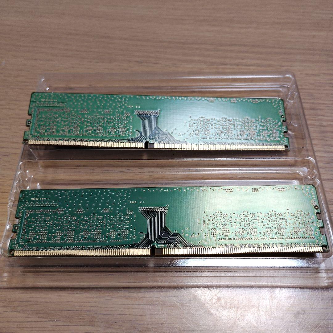 Samsung 16GB DDR4 3200２枚 合計32GB　中古