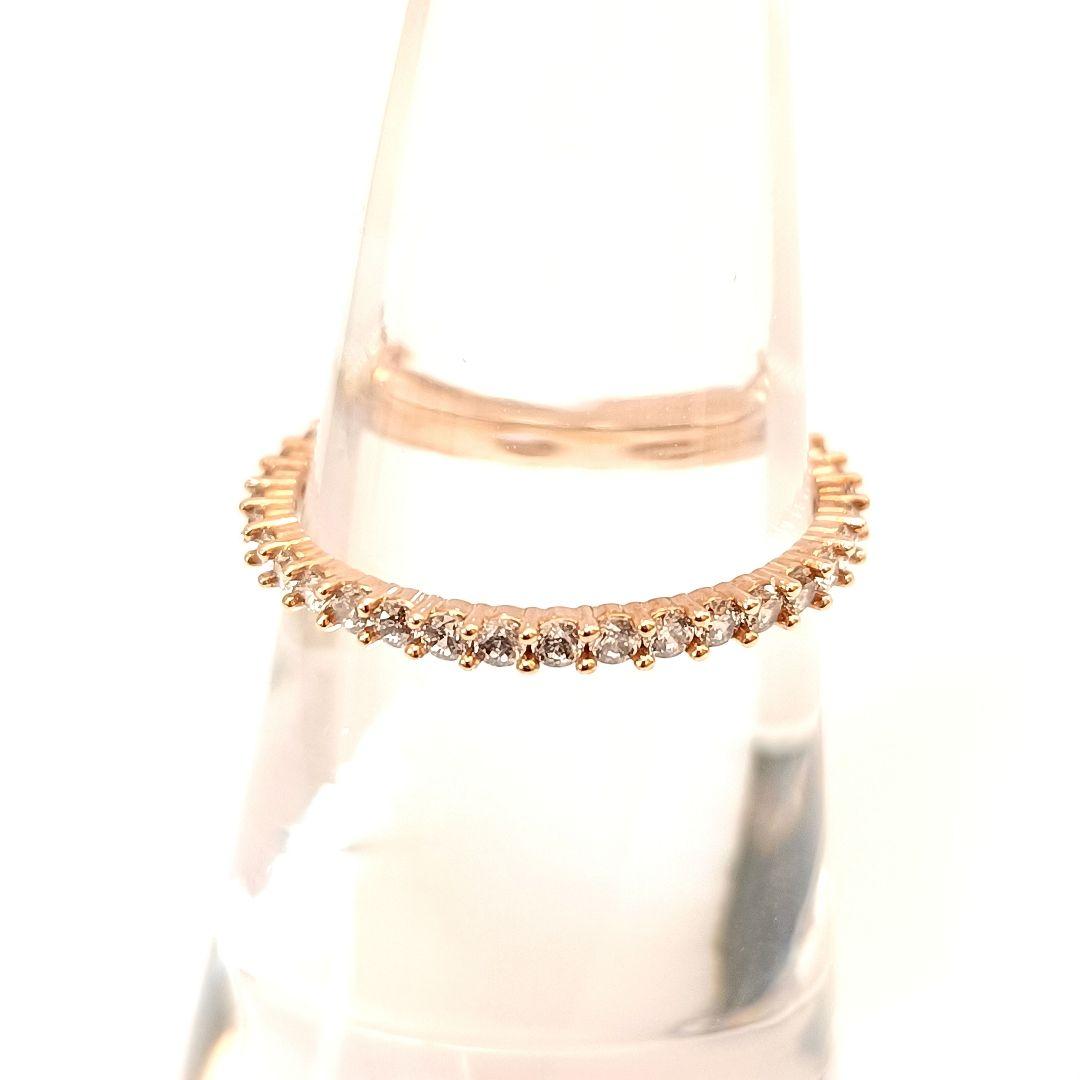 美品 スワロフスキー Matrix エタニティ リング 指輪 ゴールド 箱なし