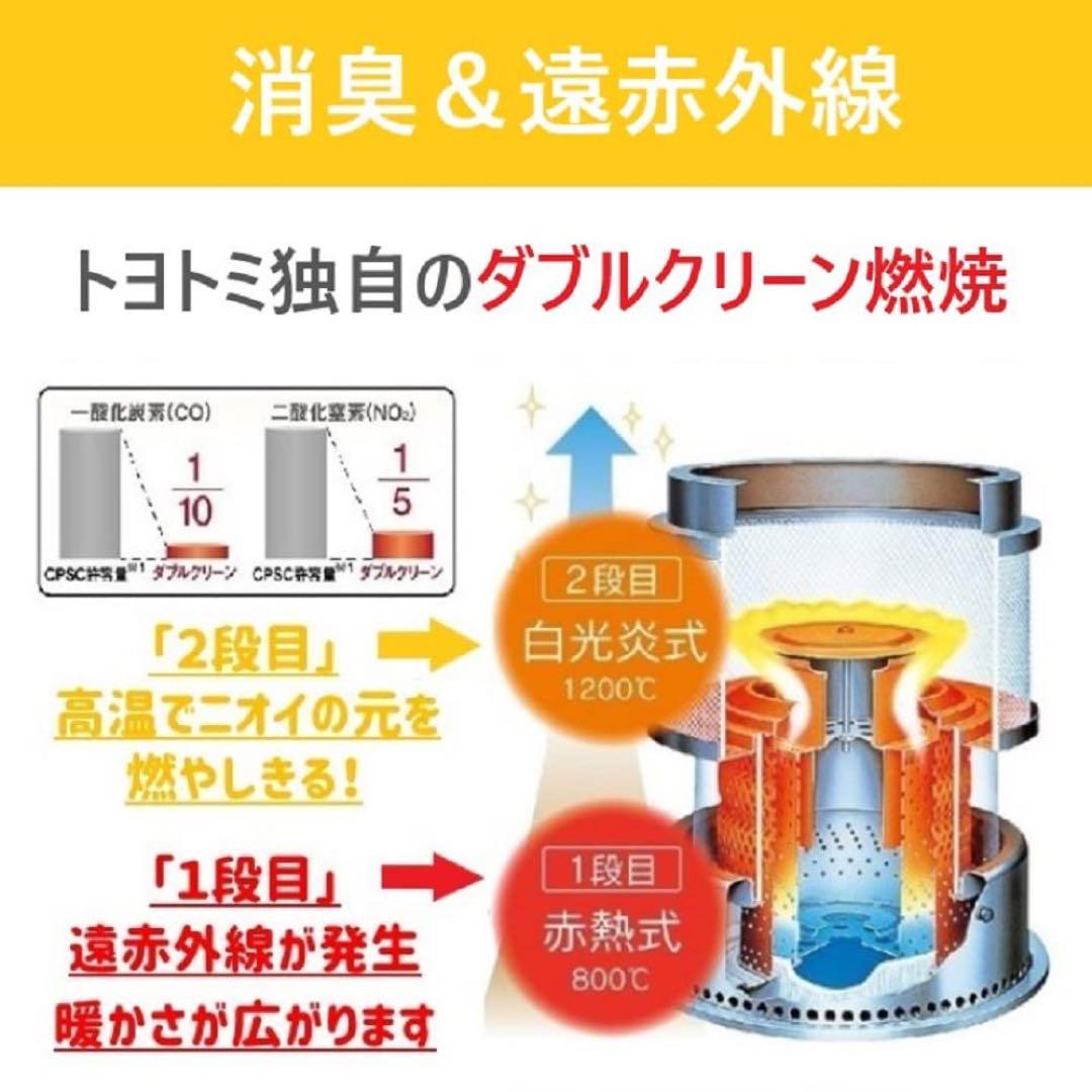 新品★TOYOTOM HRC-W36M(B) ブラック 反射型石油ストーブ