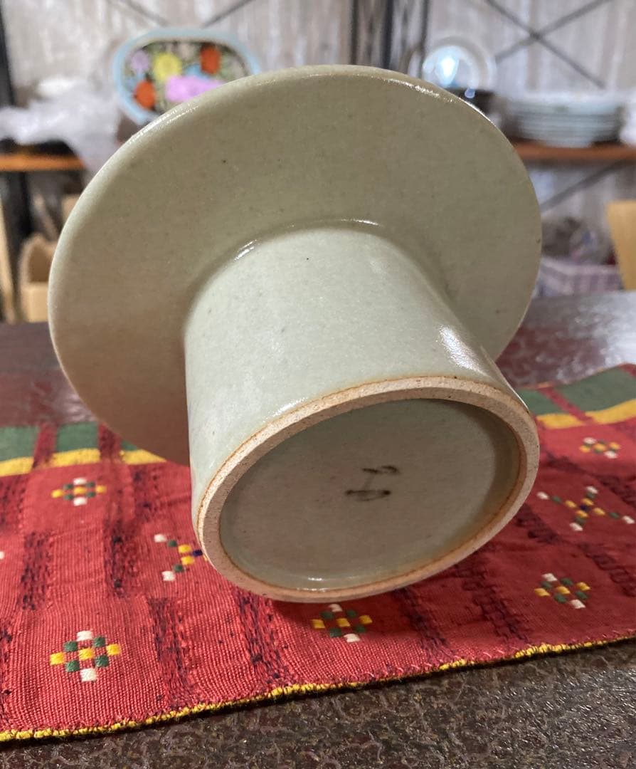 幸兵衛窯　加藤　雪兵衛　花紋　灰皿　無形文化財　骨董