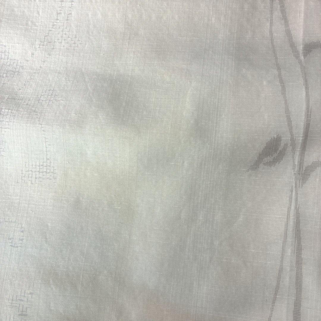 miru様用　奥順　結城紬　躾糸付き　草花文　証紙あり