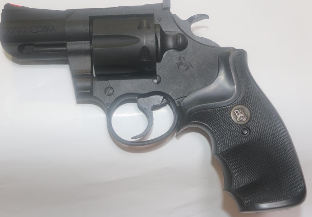 KSC製ＨＷ樹脂モデルガン コルト・キングコブラ　黒２.５インチＳＰＧ合法品