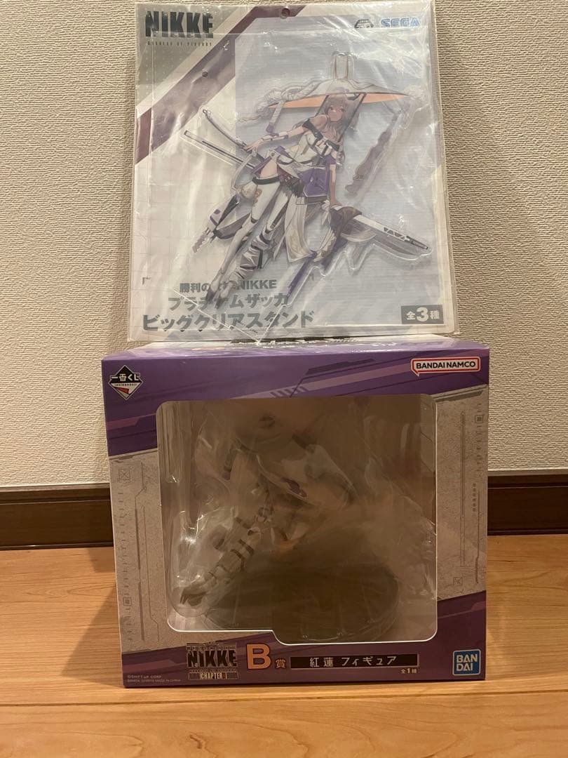 一番くじ　勝利の女神　NIKKE B賞　紅蓮　フィギュア　ビッグアクリルスタンド