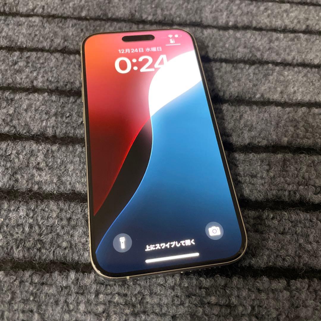 162 iPhone15 Pro 128GB ホワイトチタニウム SIMフリー