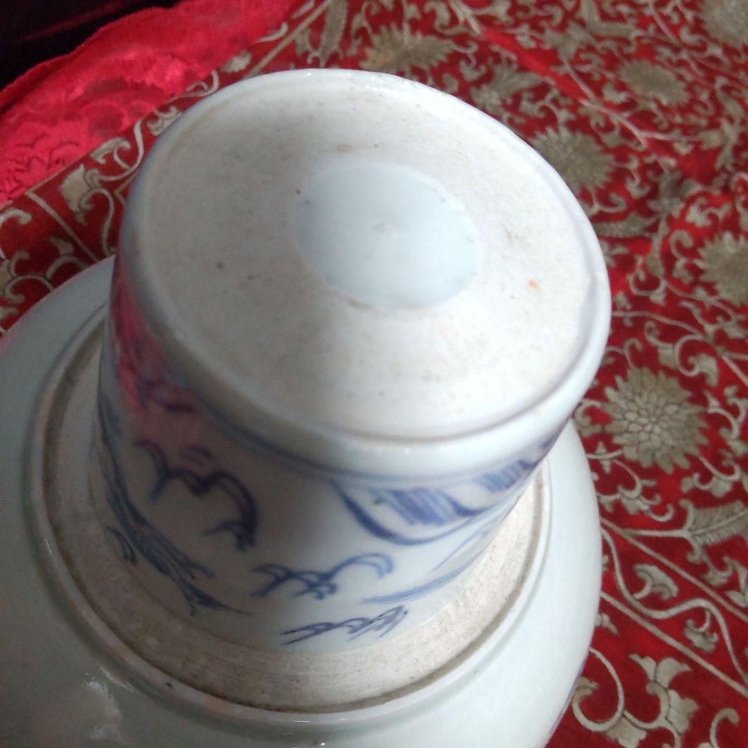 古伊万里 龍 皿 猪口