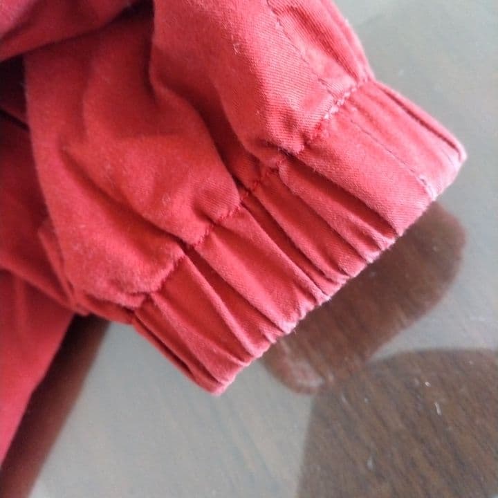 Karl Helmet 赤＆チェック リバーシブルジャケット・ユニセックス