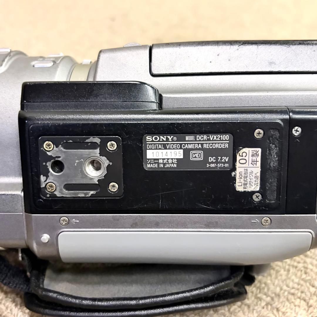 【動作OK】SONY MiniDVビデオカメラ DCR-VX2100