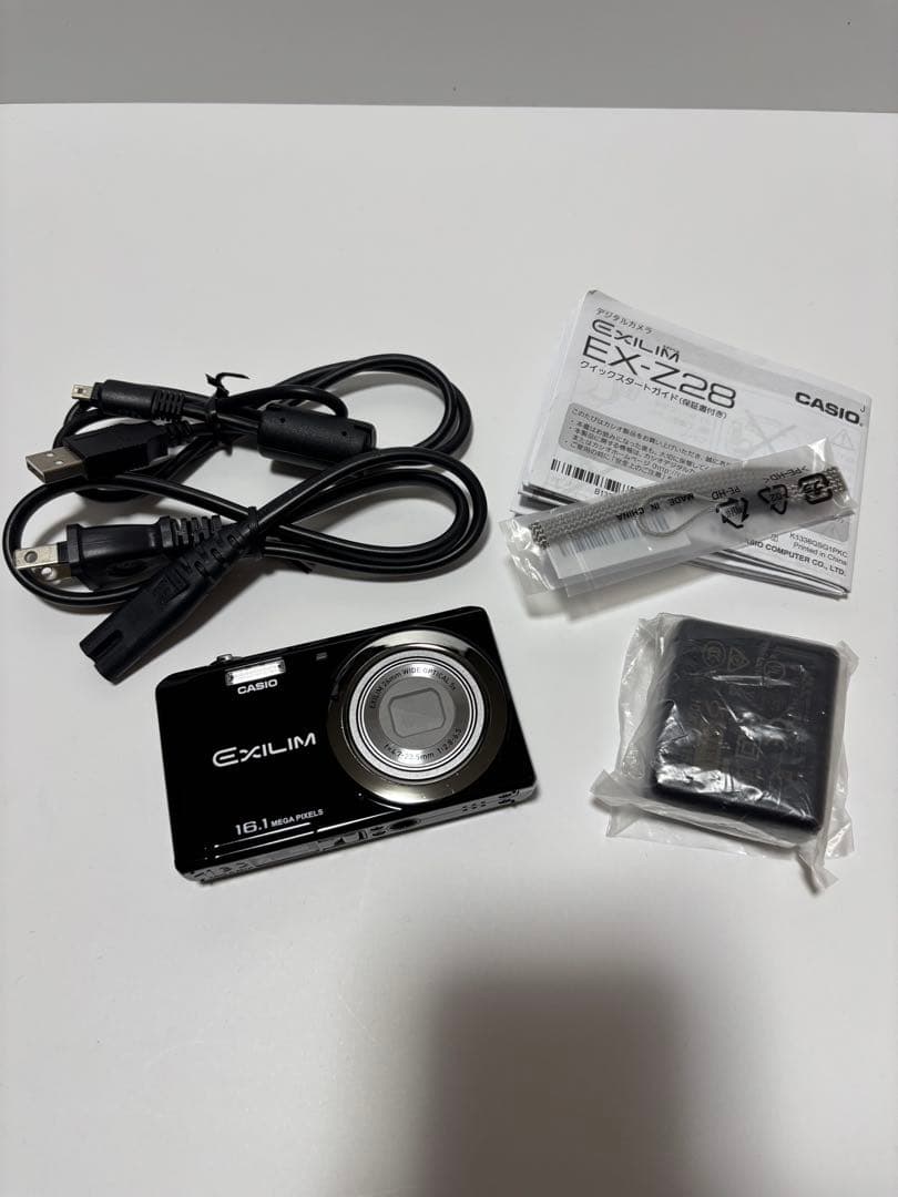さ*様 CASIO EX-Z28 デジカメ コンデジ 平成レトロ 美品 動作確認