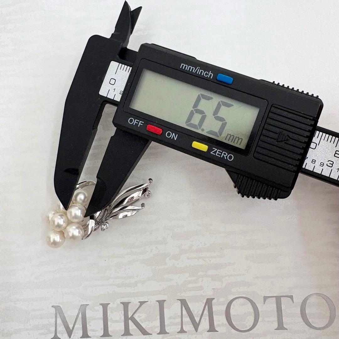 ま*ん様 希少✨MIKIMOTO ミキモト　シルバー　アコヤ真珠7球　ブーケ　ブ