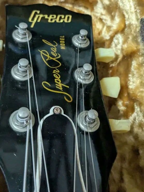GRECO SUPER　REAL　トップフレイム中古JUNK　puコンデンサ無し
