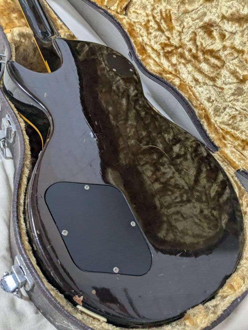 GRECO SUPER　REAL　トップフレイム中古JUNK　puコンデンサ無し