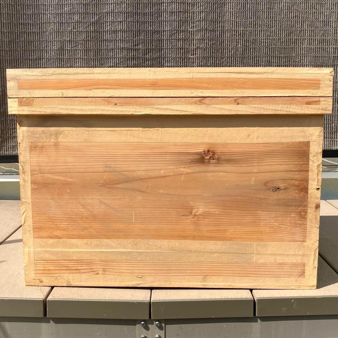 【レトロ】お茶の木箱(43.5×47.5×67.5) 　インテリア/収納/木