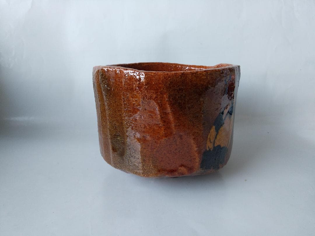 佐々木昭楽 飴楽 楽茶碗 楽焼 鶴の絵 共箱 共布 茶碗 茶道具 抹茶碗 新品