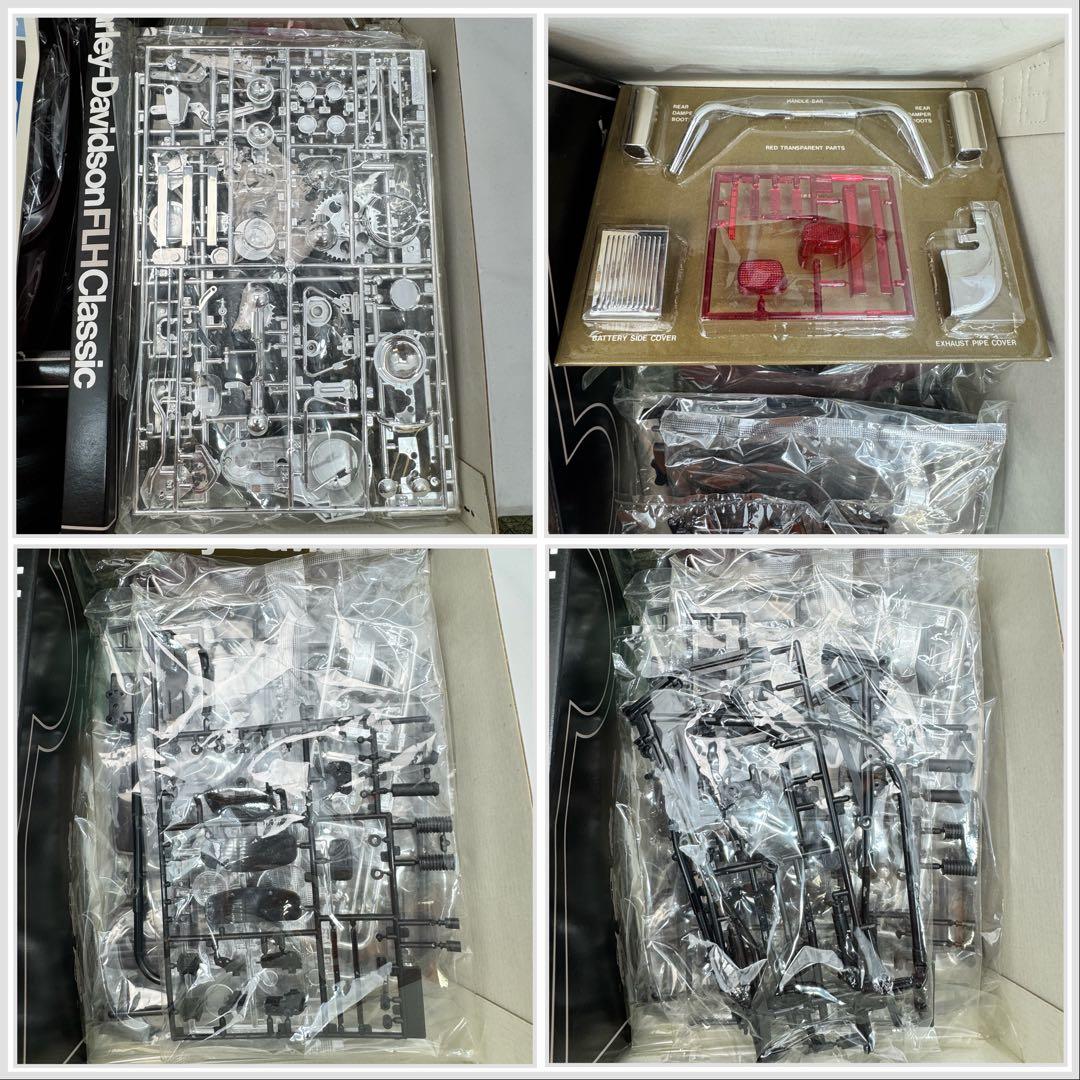 【内袋未開封】タミヤ 1/6 ハーレーダビットソン FLHクラシック サイドカー