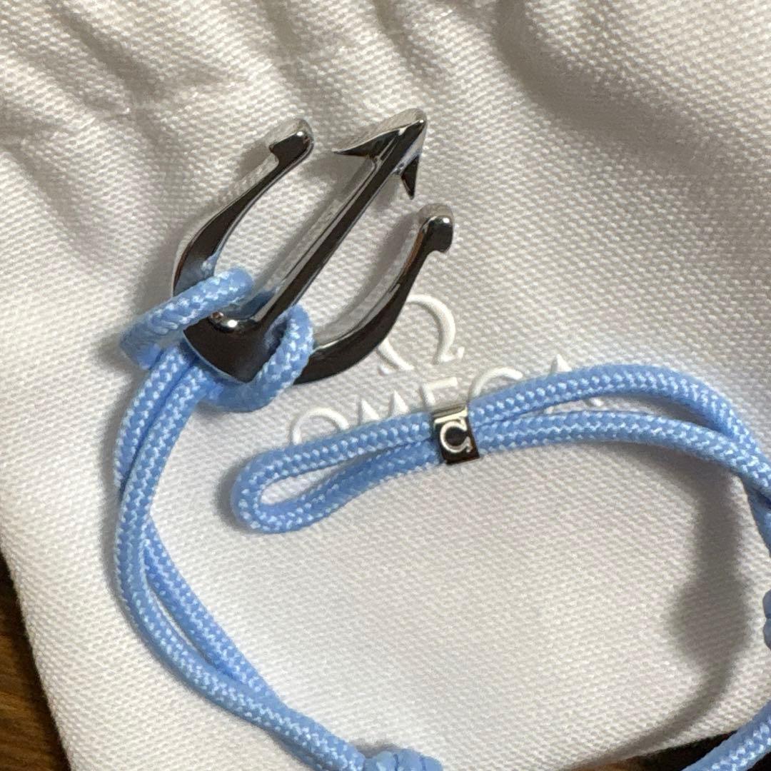 OMEGAブレスレット コード ステンレススティール　２個