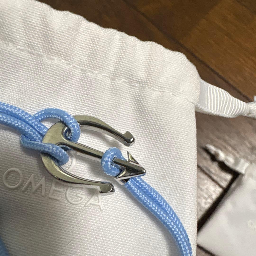 OMEGAブレスレット コード ステンレススティール　２個