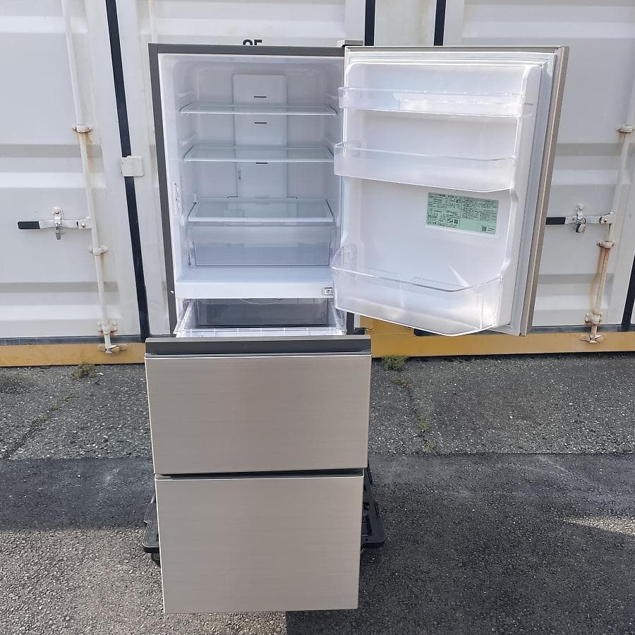 2021年製■日立 3ドア冷蔵庫 265L まんなか野菜室 R-27NV-N